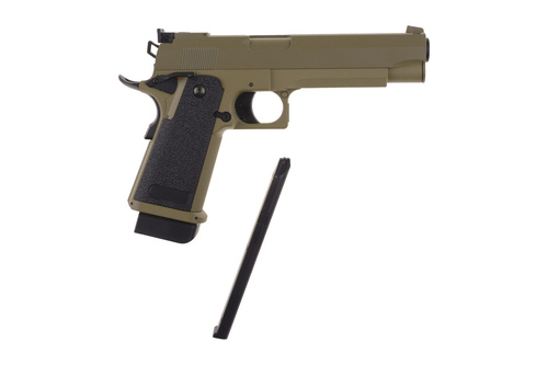 DynamicsHPA - Airsoftový krám, Airsoft zbraně, střelivo, vybavení - Hi-CAPA 5.1 AEP CM.128 - písková