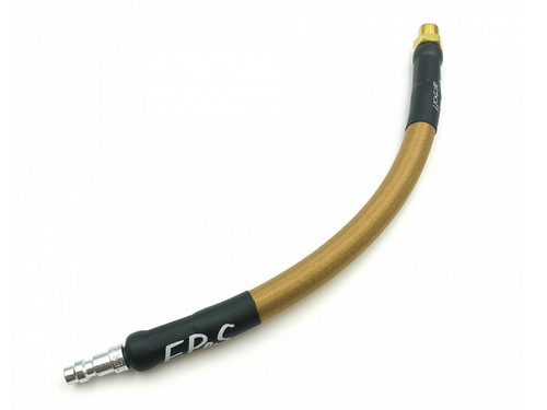 DynamicsHPA - Airsoftový krám, Airsoft zbraně, střelivo, vybavení - EPeS IGL HPA hadice S a F s opletem, 20 cm, QD Foster  plus  1/8 NPT - Coyote