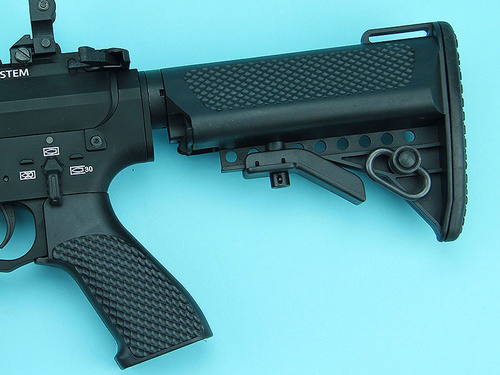 DynamicsHPA - Airsoftový krám, Airsoft zbraně, střelivo, vybavení - Výsuvná pažba Ball Ball pro M4 s prostorem pro baterii