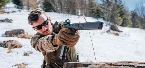 DynamicsHPA - Airsoftový krám, Airsoft zbraně, střelivo, vybavení - Novritsch elektrická AEP pistole SSE18 Gen2, mosfet - Šedá