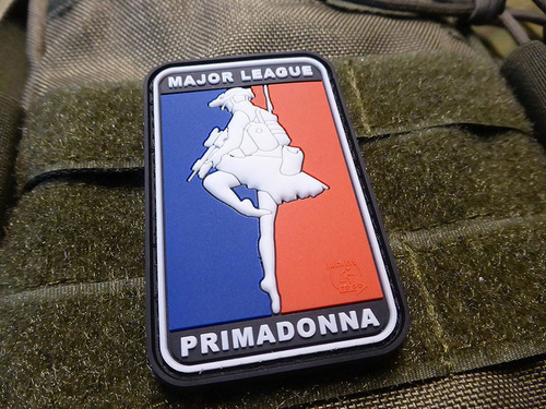 DynamicsHPA - Airsoftový krám, Airsoft zbraně, střelivo, vybavení - Nášivka MAJOR LEAGUE PRIMADONNA plast velcro, barevná