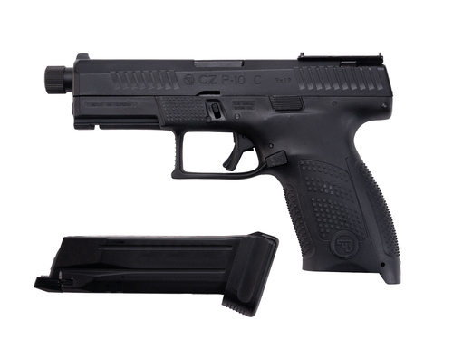DynamicsHPA - Airsoftový krám, Airsoft zbraně, střelivo, vybavení - ASG CZ P-10C OR-OT CO2 Blowback, kovový závěr - Černá