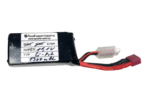 DynamicsHPA - Airsoftový krám, Airsoft zbraně, střelivo, vybavení - Li-Pol baterie X-Cell 11,1V 1300mAh, 20C - Monoblok