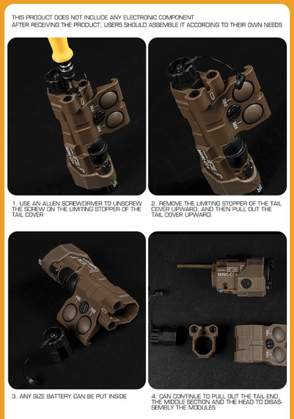 DynamicsHPA - Airsoftový krám, Airsoft zbraně, střelivo, vybavení - Box na baterii MAWL-C1 - Písková
