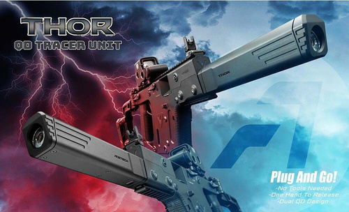 DynamicsHPA - Airsoftový krám, Airsoft zbraně, střelivo, vybavení - Nasvětlovací tlumič THOR pro Kriss Vector  plus  Brighter C