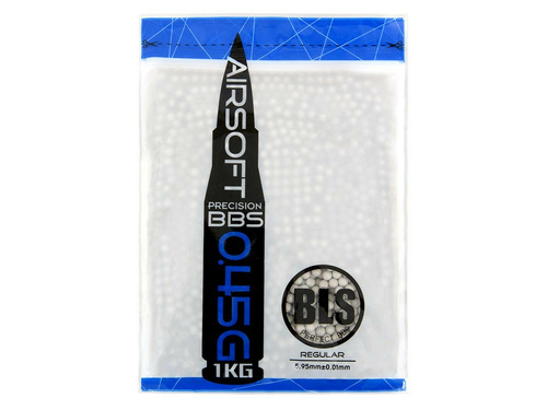 DynamicsHPA - Airsoftový krám, Airsoft zbraně, střelivo, vybavení - Kuličky BLS Precision 0,45g, 2200 BBs - Bílé