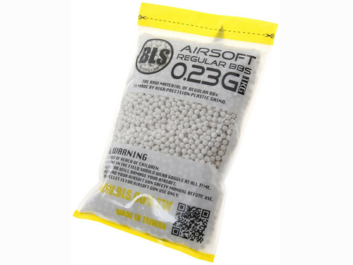 DynamicsHPA - Airsoftový krám, Airsoft zbraně, střelivo, vybavení - 20x kuličky BLS Precision 0,23g, 4300 BBs - Bílé (krabice)