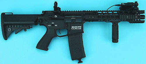 DynamicsHPA - Airsoftový krám, Airsoft zbraně, střelivo, vybavení - Keymod Rubber taktická rukojeť s prostorem pro spínač, písková