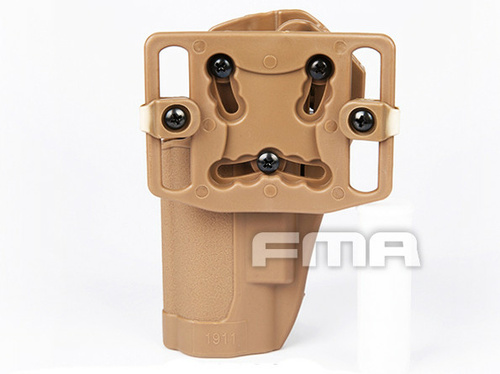 DynamicsHPA - Airsoftový krám, Airsoft zbraně, střelivo, vybavení - FMA opaskové pouzdro CQC Serpa Holster (Colt M1911), pravé - Písková