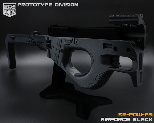 DynamicsHPA - Airsoftový krám, Airsoft zbraně, střelivo, vybavení - SRU - Airsoft PDW P3 Conversion Kit pro WE Glock - Černý