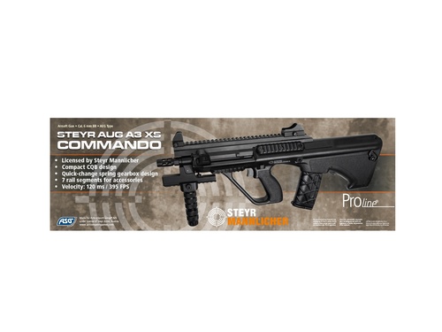 DynamicsHPA - Airsoftový krám, Airsoft zbraně, střelivo, vybavení - ASG Steyr AUG A3 XS COMMANDO - Černá