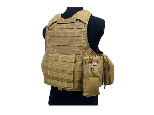 DynamicsHPA - Airsoftový krám, Airsoft zbraně, střelivo, vybavení - Taktická modulární vesta CIRAS MAR (kopie) - TAN