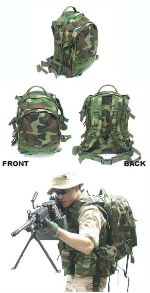 DynamicsHPA - Airsoftový krám, Airsoft zbraně, střelivo, vybavení - Batoh 3-Day Assault Pack, woodland