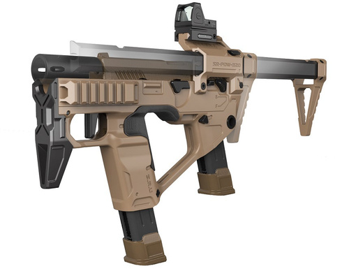DynamicsHPA - Airsoftový krám, Airsoft zbraně, střelivo, vybavení - SRU - Airsoft PDW P320 Conversion Kit pro WE F17/F18 - Černý