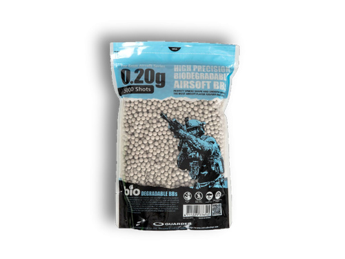 DynamicsHPA - Airsoftový krám, Airsoft zbraně, střelivo, vybavení - Guarder Biodegradable kuličky 0,20g 5000bb - 15ks