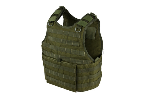 DynamicsHPA - Airsoftový krám, Airsoft zbraně, střelivo, vybavení - Vesta lehká DACC MOLLE nosič plátů - Zelený