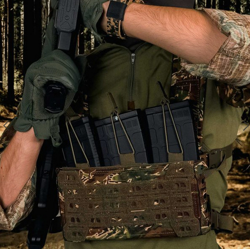 DynamicsHPA - Airsoftový krám, Airsoft zbraně, střelivo, vybavení - Insert Modular Chest Rig na 3x AK/DMR zásobníky - Zelená