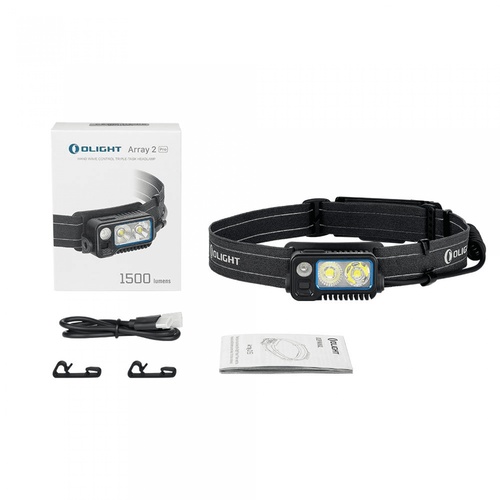 DynamicsHPA - Airsoftový krám, Airsoft zbraně, střelivo, vybavení - OLIGHT nabíjecí čelovka ARRAY 2 Pro 1500 lm - Černá