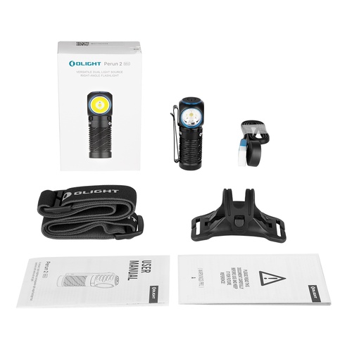 DynamicsHPA - Airsoftový krám, Airsoft zbraně, střelivo, vybavení - OLIGHT nabíjecí čelovka PERUN 2 Mini CW 1100 lm - Zelená