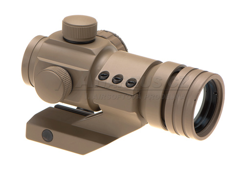 DynamicsHPA - Airsoftový krám, Airsoft zbraně, střelivo, vybavení - Kolimátor M3  plus  montáž, červený/zelený bod, regulace nasvícení, pískový