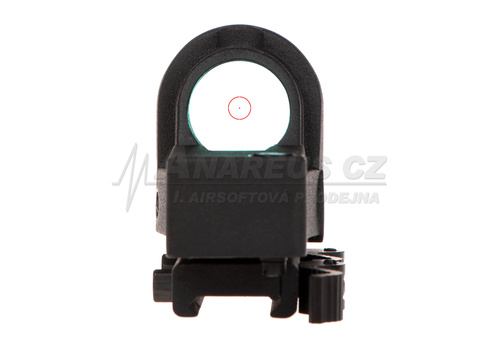 DynamicsHPA - Airsoftový krám, Airsoft zbraně, střelivo, vybavení - Kolimátor M21 Reflex Sight, červené podsvícení, černý