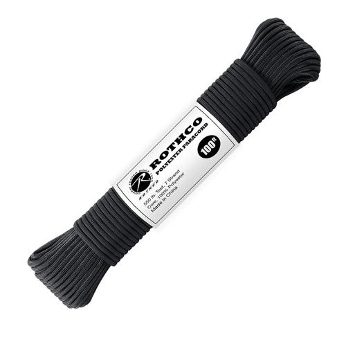 DynamicsHPA - Airsoftový krám, Airsoft zbraně, střelivo, vybavení - Parašňůra - paracord 30m - černá