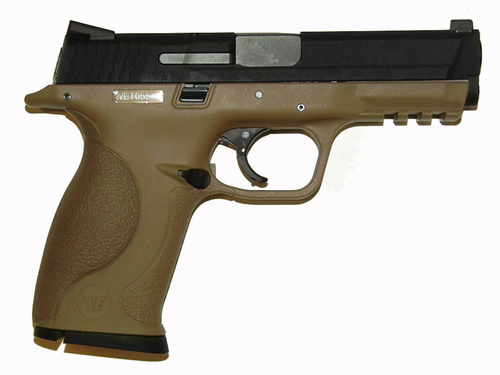 DynamicsHPA - Airsoftový krám, Airsoft zbraně, střelivo, vybavení - WE GBB plynová pistole MP9 Big Bird - Písková