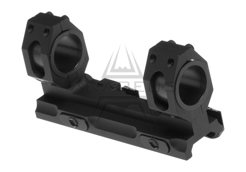 DynamicsHPA - Airsoftový krám, Airsoft zbraně, střelivo, vybavení - QD Spojené taktické montážní kroužky 25mm / 30mm - černé