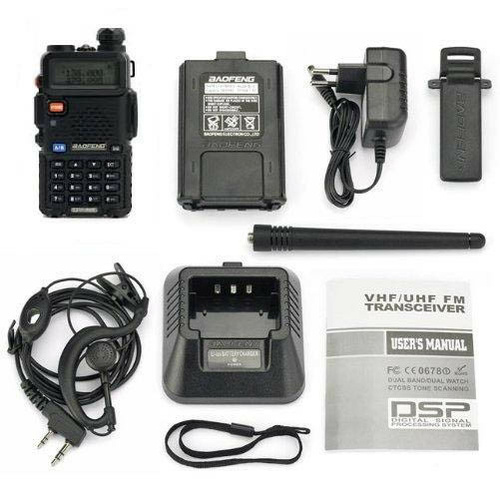 DynamicsHPA - Airsoftový krám, Airsoft zbraně, střelivo, vybavení - Vysílačka Baofeng UV-5R 8W (VHF,UHF) - Černá