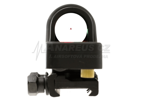 DynamicsHPA - Airsoftový krám, Airsoft zbraně, střelivo, vybavení - AIM-O Kolimátor 1x24 Reflex Sight, červený bod, černý