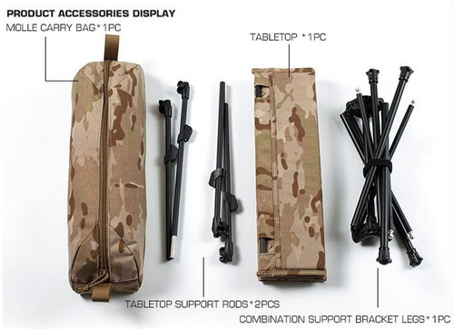 DynamicsHPA - Airsoftový krám, Airsoft zbraně, střelivo, vybavení - Taktický přenosný skládací stůl - MC