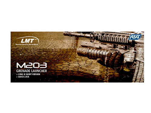 DynamicsHPA - Airsoftový krám, Airsoft zbraně, střelivo, vybavení - Plynový granátomet LMT M203, rychloupínací - krátký